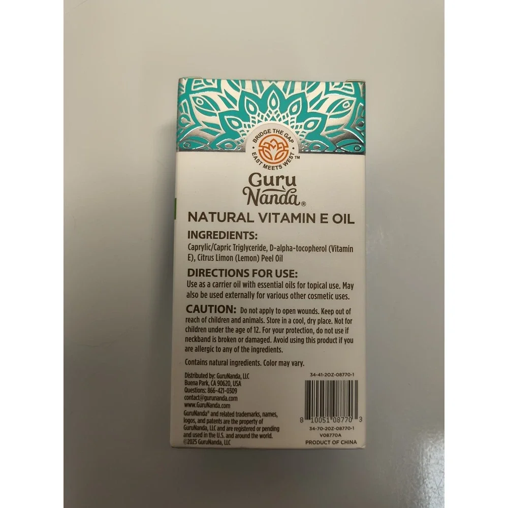 Gurunanda vitamin oil